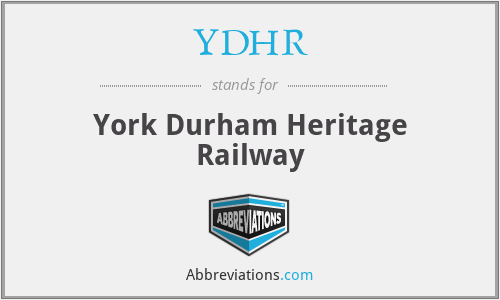 YDHR - York Durham Heritage Railway