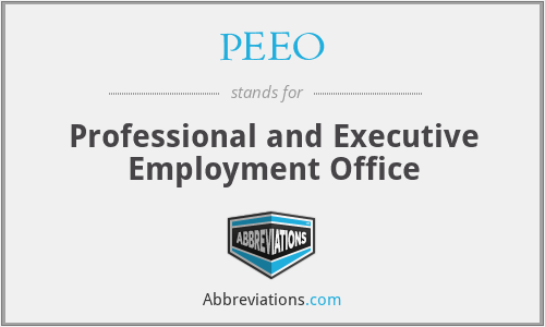 PEEO - Professional and Executive Employment Office