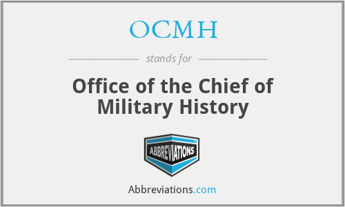 OCMH - Office of the Chief of Military History