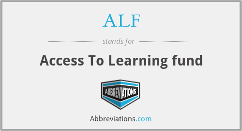 ALF - Access To Learning fund
