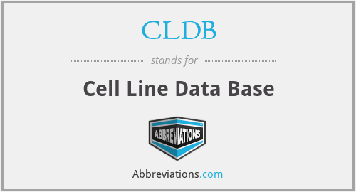 CLDB - Cell Line Data Base