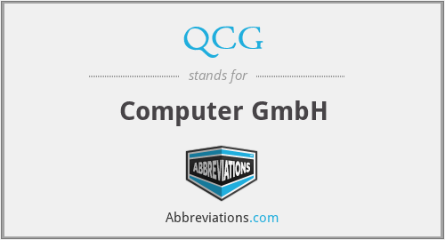 QCG - Computer GmbH