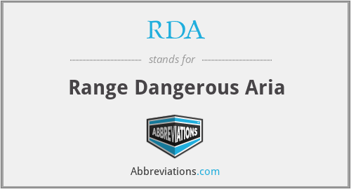 RDA - Range Dangerous Aria