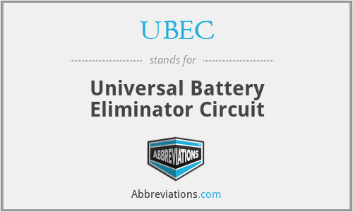 UBEC - Universal Battery Eliminator Circuit