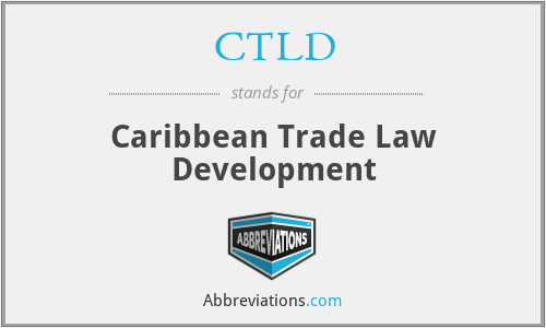 CTLD - Caribbean Trade Law Development