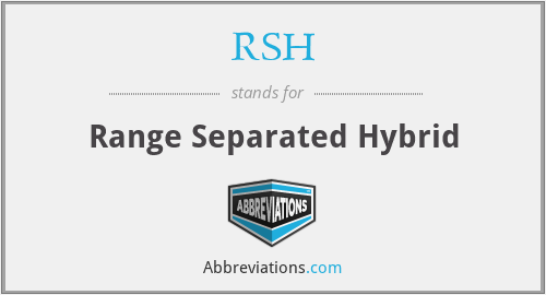 RSH - Range Separated Hybrid