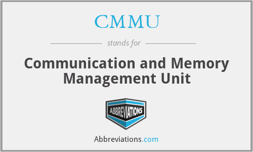 CMMU - Communication and Memory Management Unit