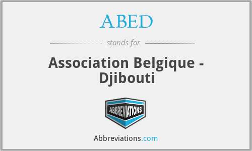 ABED - Association Belgique - Djibouti