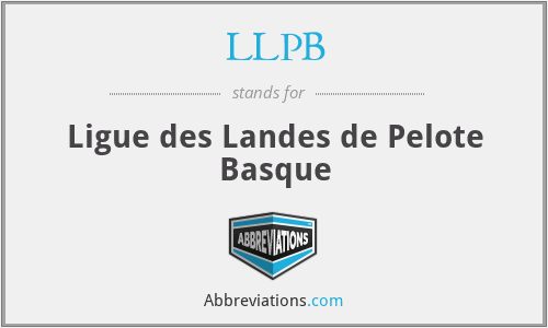 LLPB - Ligue des Landes de Pelote Basque