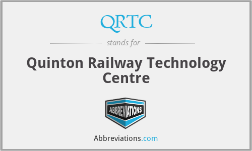 QRTC - Quinton Railway Technology Centre