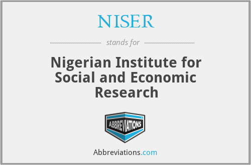 NISER - Nigerian Institute for Social and Economic Research