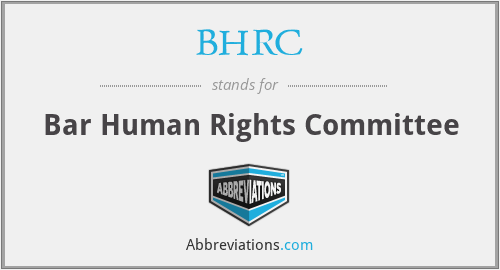 BHRC - Bar Human Rights Committee