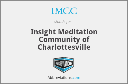 IMCC - Insight Meditation Community of Charlottesville