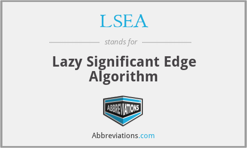 LSEA - Lazy Significant Edge Algorithm