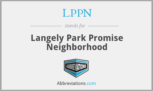 LPPN - Langely Park Promise Neighborhood