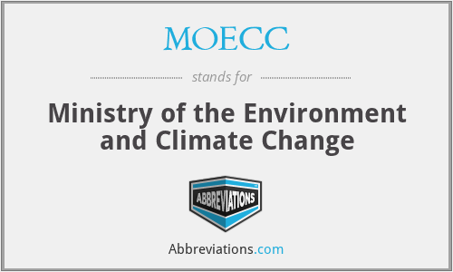 MOECC - Ministry of the Environment and Climate Change