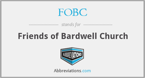 FOBC - Friends of Bardwell Church