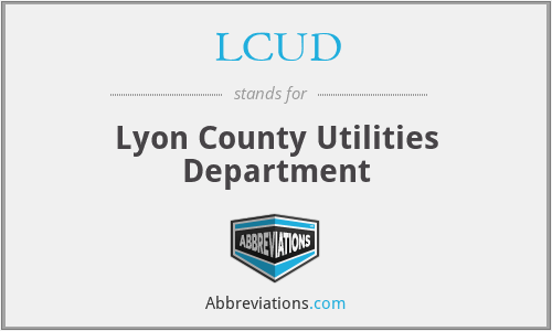 LCUD - Lyon County Utilities Department