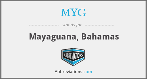 MYG - Mayaguana, Bahamas