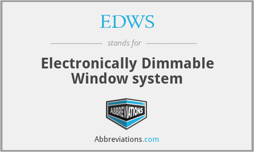 EDWS - Electronically Dimmable Window system