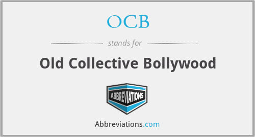 OCB - Old Collective Bollywood