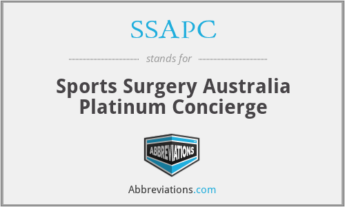 SSAPC - Sports Surgery Australia Platinum Concierge