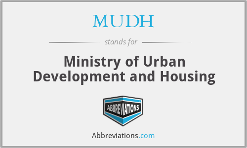 MUDH - Ministry of Urban Development and Housing