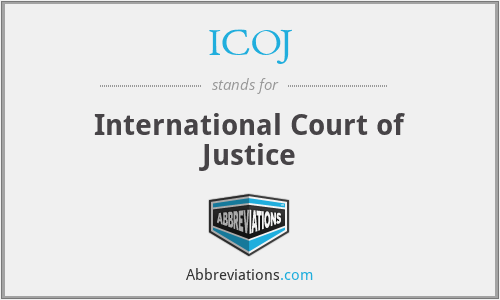 ICOJ - International Court of Justice