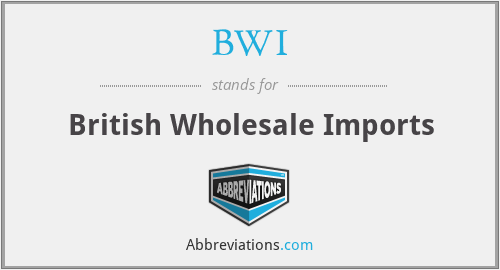 BWI - British Wholesale Imports