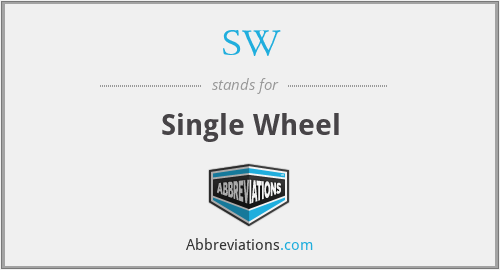 SW - Single Wheel