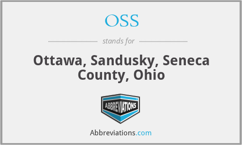 OSS - Ottawa, Sandusky, Seneca County, Ohio