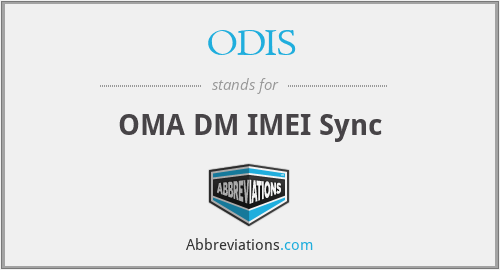 ODIS - OMA DM IMEI Sync
