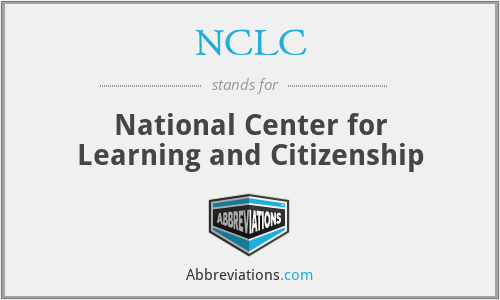 NCLC - National Center for Learning and Citizenship