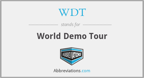 WDT - World Demo Tour
