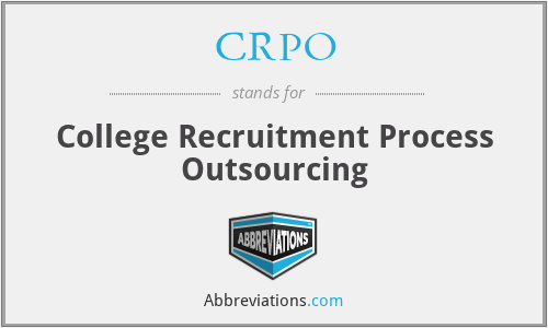 CRPO - College Recruitment Process Outsourcing