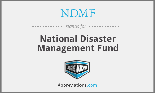 NDMF - National Disaster Management Fund