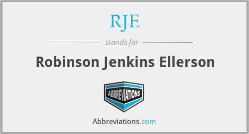 RJE - Robinson Jenkins Ellerson