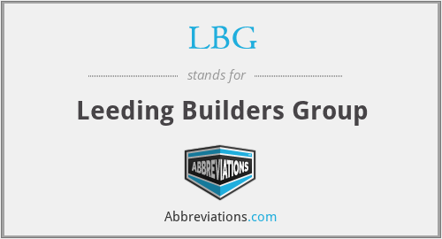 LBG - Leeding Builders Group