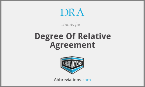 DRA - Degree Of Relative Agreement