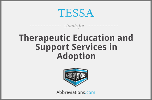TESSA - Therapeutic Education and Support Services in Adoption
