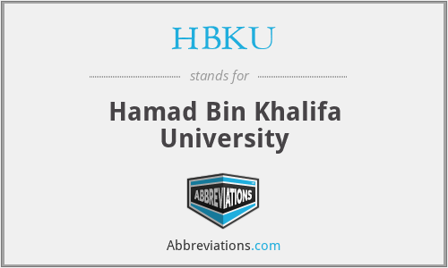HBKU - Hamad Bin Khalifa University