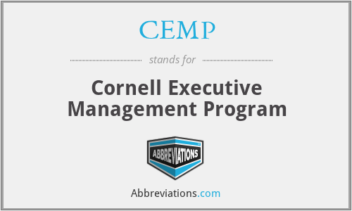 CEMP - Cornell Executive Management Program