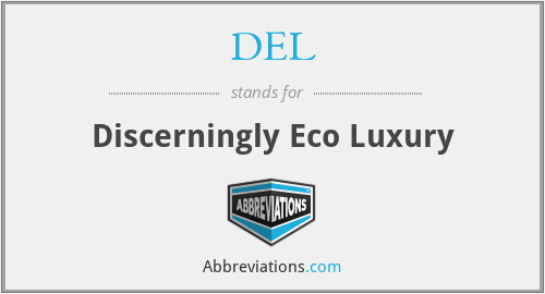 DEL - Discerningly Eco Luxury