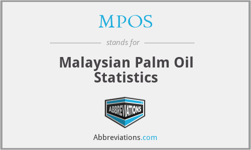 MPOS - Malaysian Palm Oil Statistics