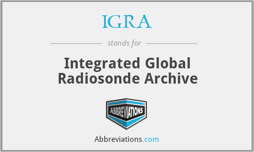 IGRA - Integrated Global Radiosonde Archive