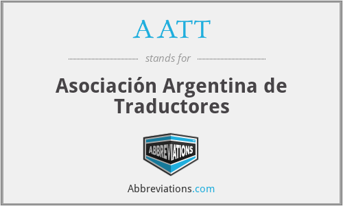 AATT - Asociación Argentina de Traductores