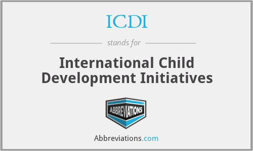ICDI - International Child Development Initiatives