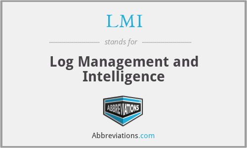 LMI - Log Management and Intelligence