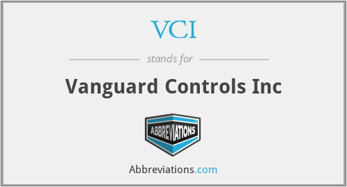 VCI - Vanguard Controls Inc