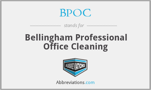 BPOC - Bellingham Professional Office Cleaning